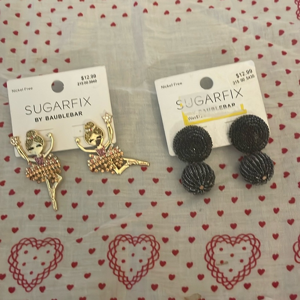New On Cards Sugarfix Baublebar Pierced Earrings